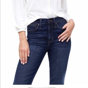 J Crew Baltic Blue Wash High Rise Bootcut Jeans